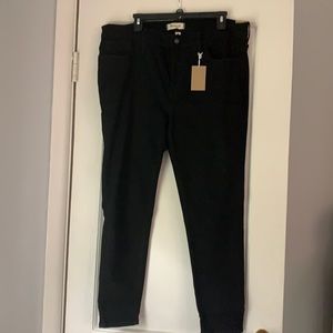 Madewell High Waist Black Skinny Jean w/Stretch 34 Petite